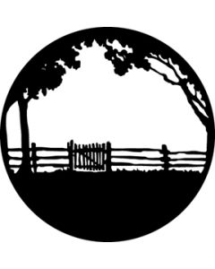 Rail Fence with Gate gobo