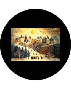 Christmas Small Village Scene