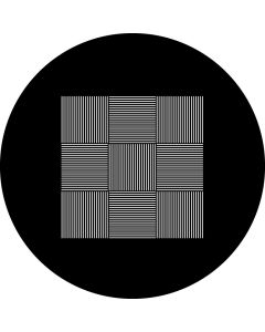 Striped 9 Square