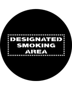 Designated Smoking Area gobo