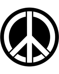Peace gobo
