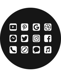 Social Media Icons 1 gobo