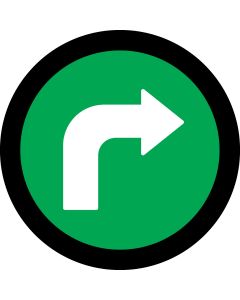 Turn Left Arrow Green 