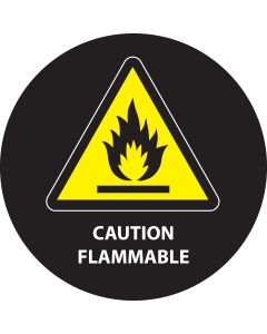 Caution Flammable gobo