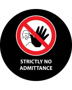 Strictly No Admittance gobo