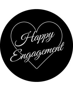 Happy Engagement Heart gobo