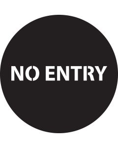 No Entry Sign gobo