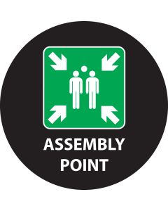 Assembly Point Sign gobo