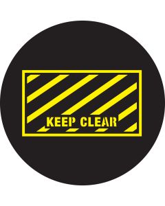 Keep Clear Zone gobo