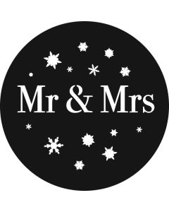 Mr & Mrs Snowflakes gobo