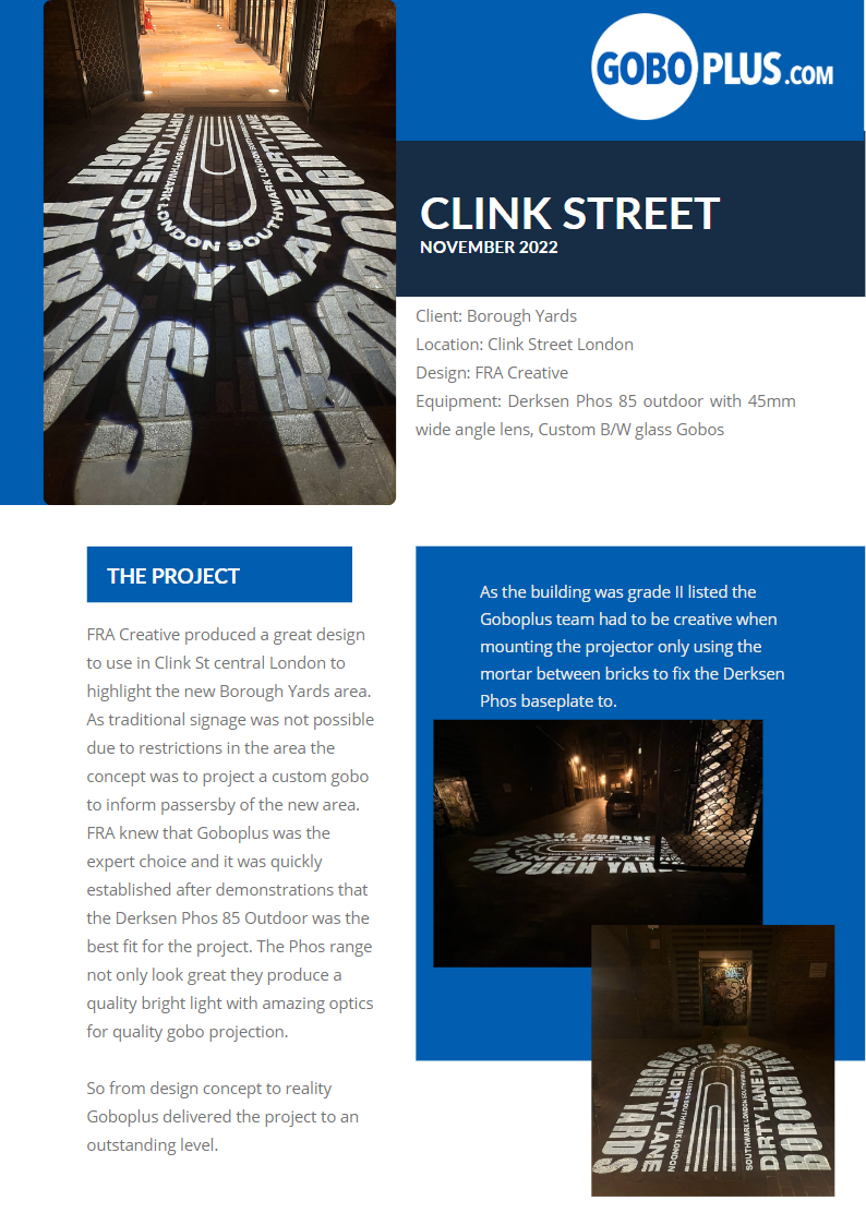 Clink Street Case Study